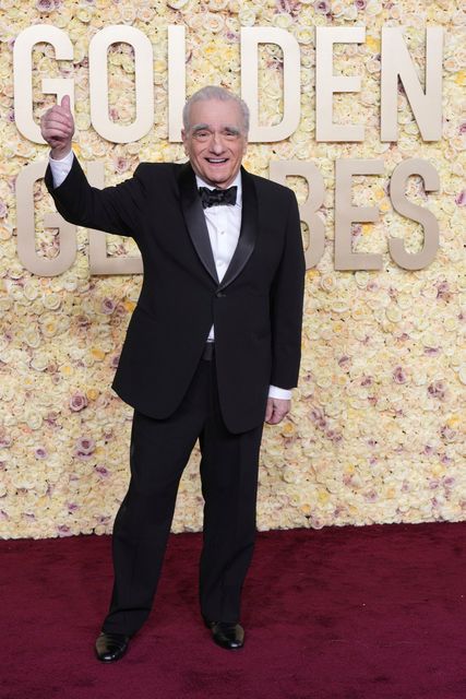 Martin Scorsese arrives at the 81st Golden Globe Awards on Sunday, Jan. 7, 2024, at the Beverly Hilton in Beverly Hills, Calif. (Photo by Jordan Strauss/Invision/AP)