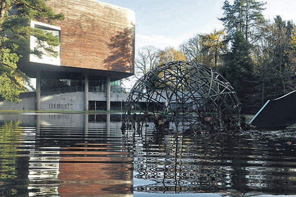 The Lewis Glucksman Gallery, UCC, which was badly damaged in the downpour. The gallery has brought in a team of conservationists to restore any pieces of art that were damaged after the gallery's basement flooded