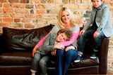 thumbnail: Amanda Brunker with her sons Setanta and Edward. Picture: Kieran Harnett/VIP Magazine