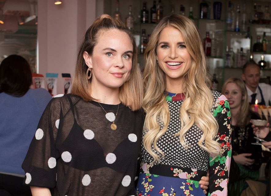 The media company of Vogue Williams (right), who co-presents the My Therapist Ghosted Me podcast with Joanne McNally, saw profits surge to €1.32m for the year. Photo: Anthony Woods
