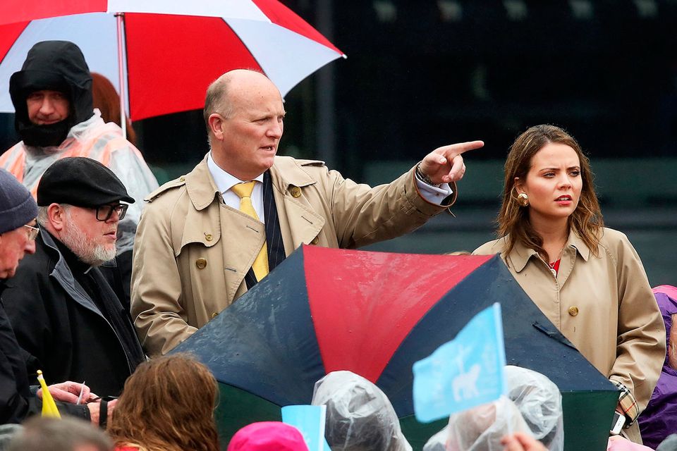 Declan Ganley arriving at Knock Shrine to see Pope Francis.
Pic Steve Humphreys
26th August 2018
