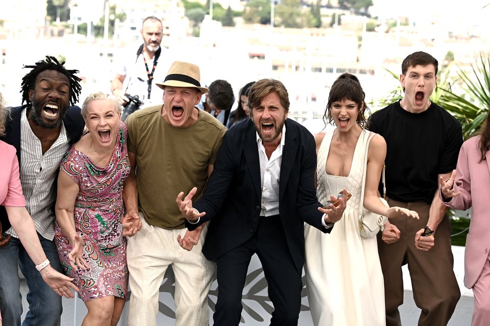 The cast of Triangle Of Sadness (Doug Peters/PA)