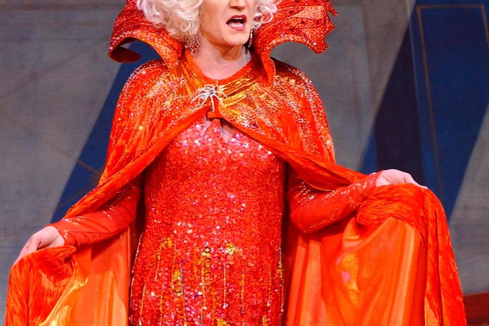 Paul O’Grady as his alter ego Lily Savage. Her mouthy attitude was the perfect armour for his stage appearances though he found her trying at times
