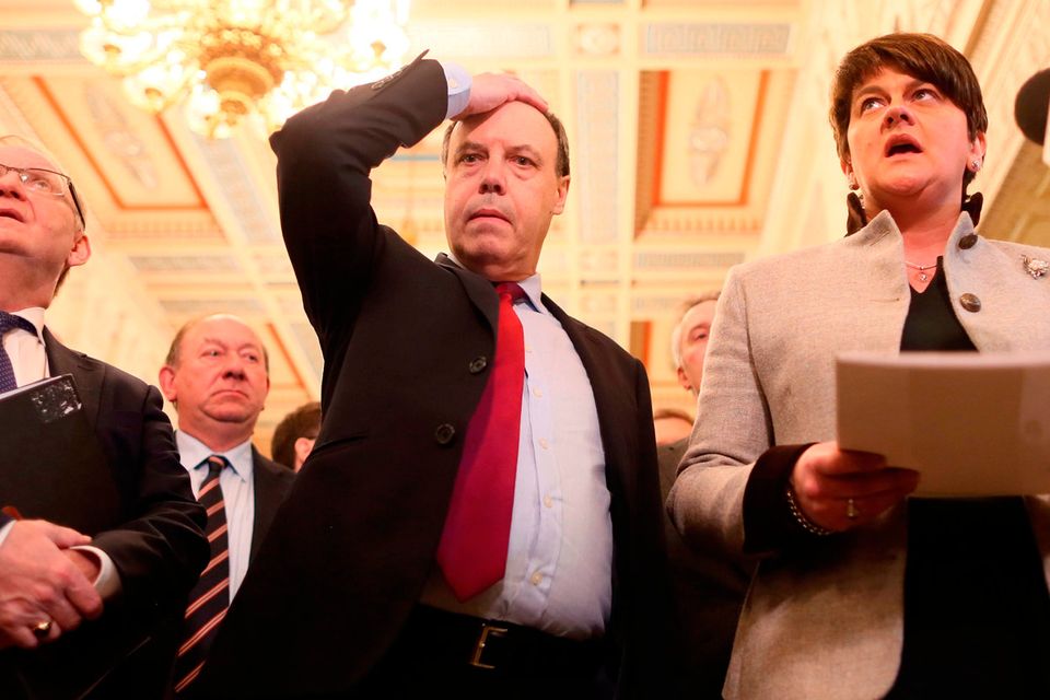 As Sinn Féin demanded a stronger commitment to power-sharing from the DUP, its deputy leader Nigel Dodds insisted: 'As we have in the past, we will not be giving in to Sinn Féin’s wish-list of demands.' Photo: AFP/Getty Images
