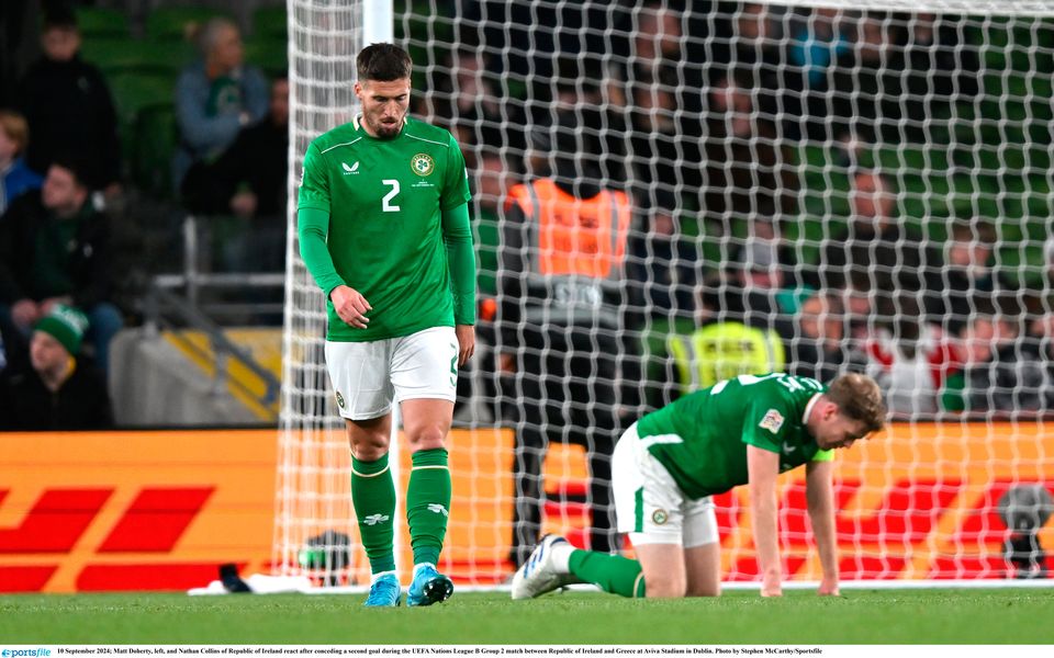 No place for Matt Doherty as Ireland squad named for Nations League clashes with Finland and Greece