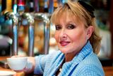 thumbnail: Adèle King (Twink) enjoys a coffee at the bar. Picture: David Conachy