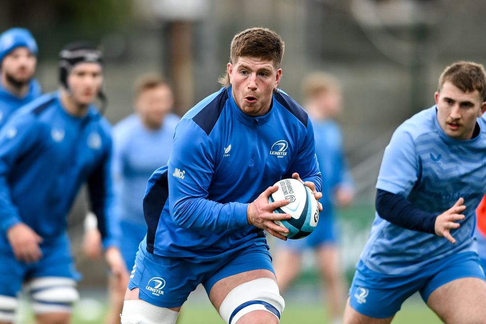 Joe McCarthy is back in the second row for Leinster.