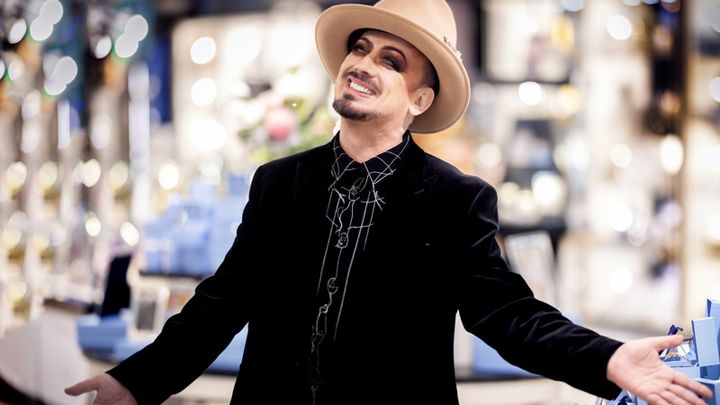 ‘Do I still fancy Larry Mullen Jr? It would be impolite to say, but his wife warned me to keep my hands off him!’ – Boy George