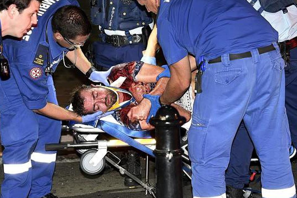 Patrick Lyttle after assault in Sydney on Saturday January 3