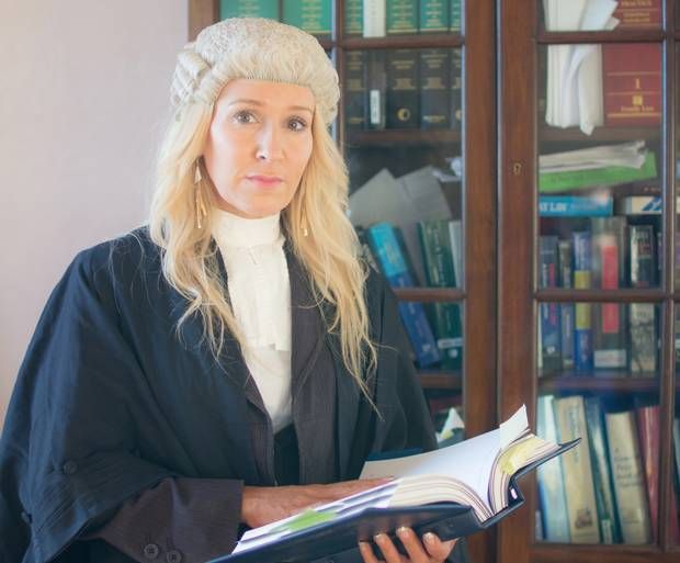 Anita Williamson-Graham in her barrister’s wig and gown