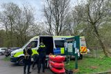thumbnail: Police divers search for the fiancé of pregnant teacher Marelle Sturrock Photo: Lucinda Cameron/PA Wire