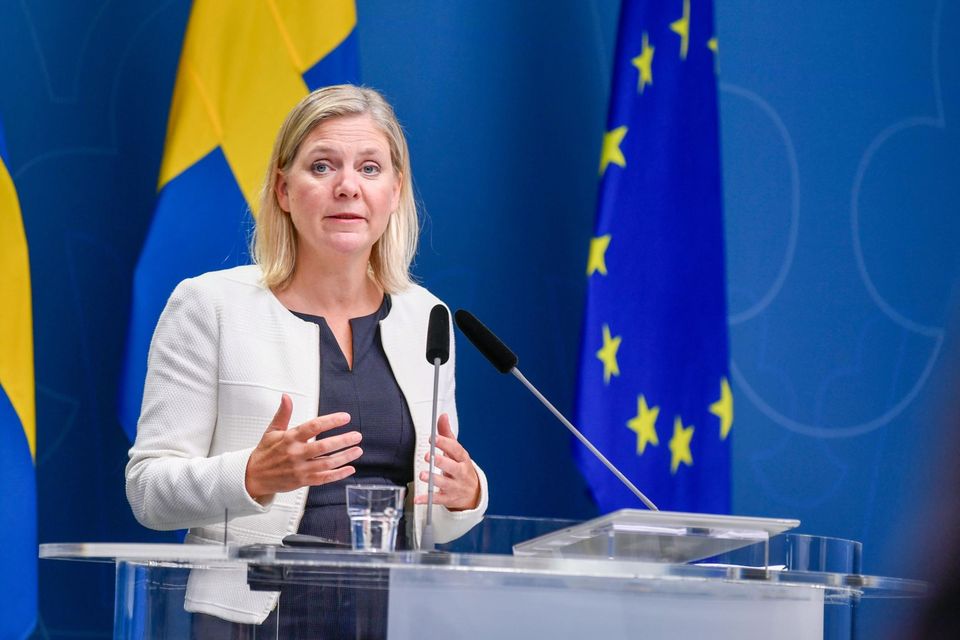 Finance Minister Magdalena Andersson has said she’s willing to move away from a budget-surplus target and over to a balanced-budget target. Photo: Mikael Sjoberg/Bloomberg