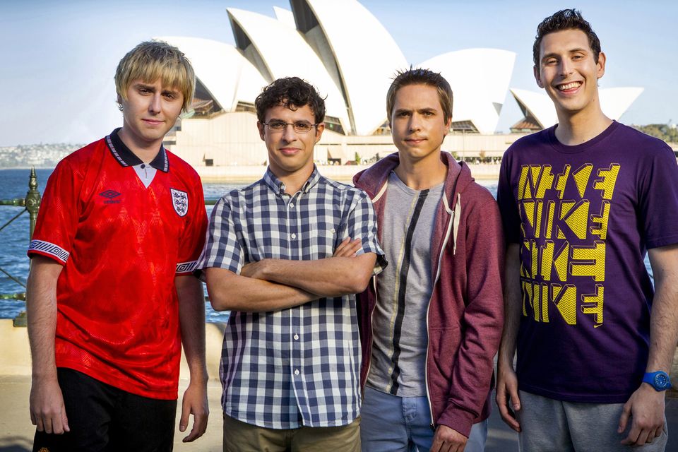 In their new movie the hapless quartet head to Australia