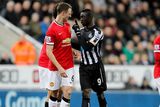 thumbnail: Papiss Cisse, right, has apologised over the incident with Jonny Evans during Newcastle's defeat against Manchester United