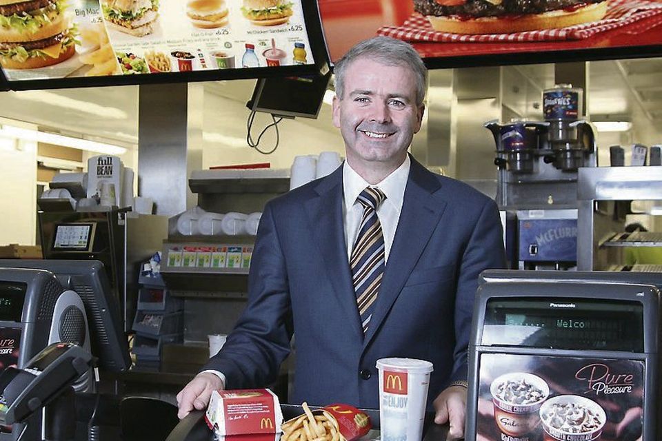 Adrian Crean, MD of McDonald's Restaurants of Ireland.