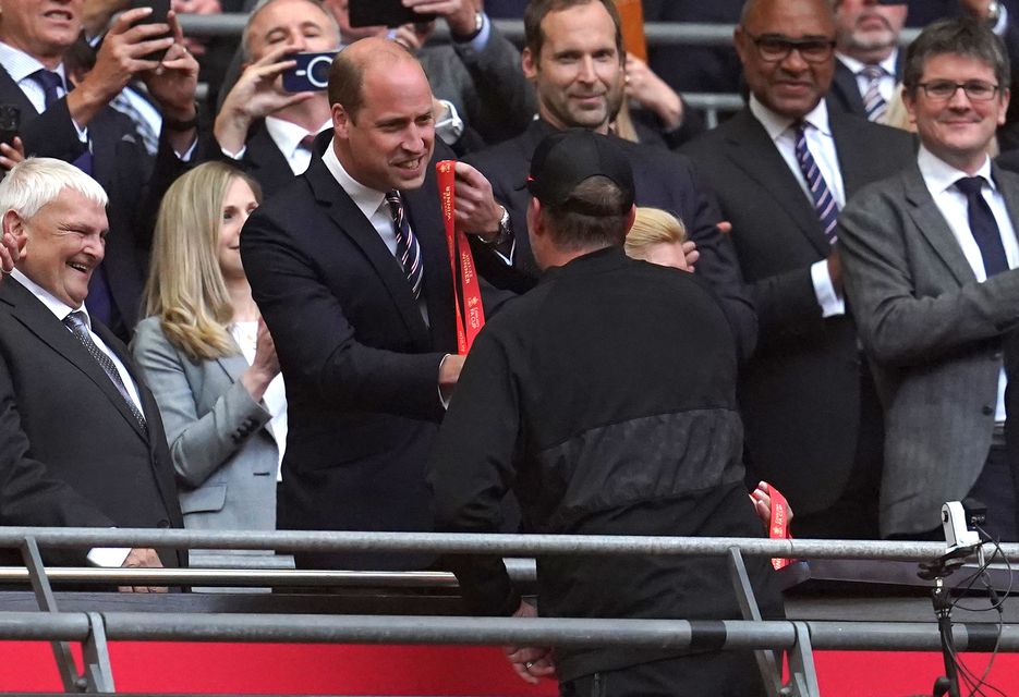 Klopp, who was greeted by the Duke of Cambridge after match, has not condemned the booing (Nick Potts/PA)
