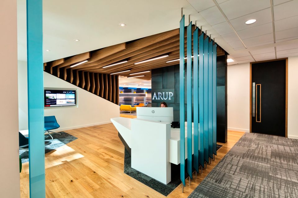 Inside the Arup office which houses 170 staff