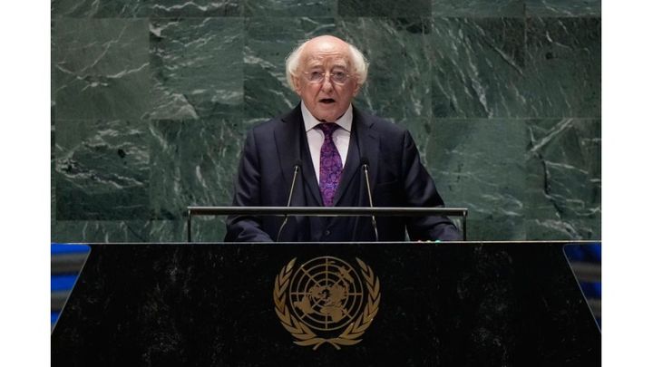 Philip Ryan: Baffled officials watch President Michael D Higgins dig hole at UN General Assembly