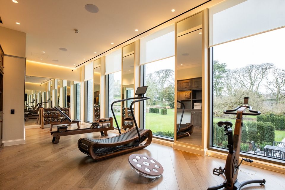 The gym at the Cashel Palace Hotel