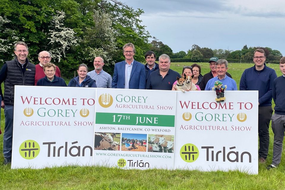 The committee at the launch of the Gorey Agricultural Show 2023.