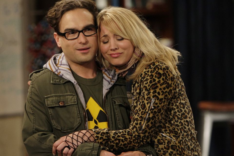 Leonard and Penny on The Big Bang Theory