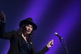 thumbnail: 23/4/19 Camille O'Sullivan at the Rock Against Homelessness concert in aid of Focus Ireland at the Olympia Theatre. Picture: Arthur Carron