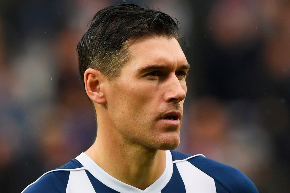 Gareth Barry of West Bromwich Albion looks on prior to the Premier League match between West Bromwich Albion and West Ham United at The Hawthorns. Photo: Getty Images
