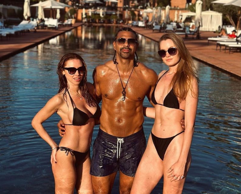 The infamous pic of the three together on holidays