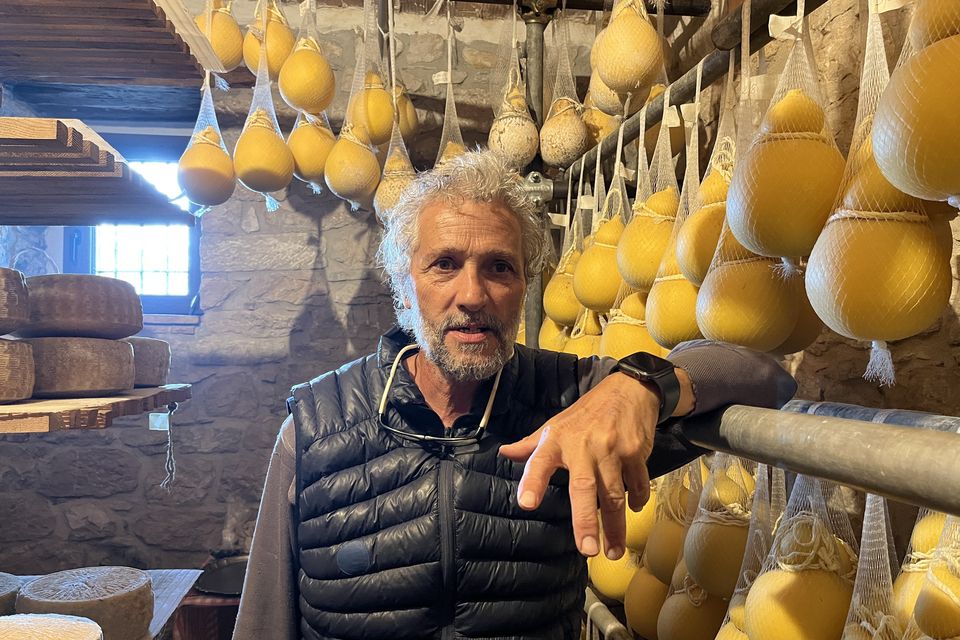 Mario Borraro at Azienda Agricola Carmela Colavecchio. Photo: Chico Harlan/The Washington Post