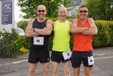 thumbnail: Tom Mcdonald, Fozzy Forristal and James Sheehan pictured before hitting the road in the Kerry 50km Ultra run which took place in Tralee on Saturday. Photo by Mark O'Sullivan. 