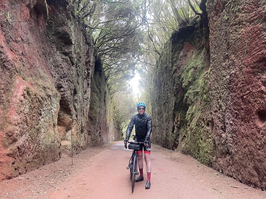 A popular Instagram spot on Monte Aguirre. Photo: PA