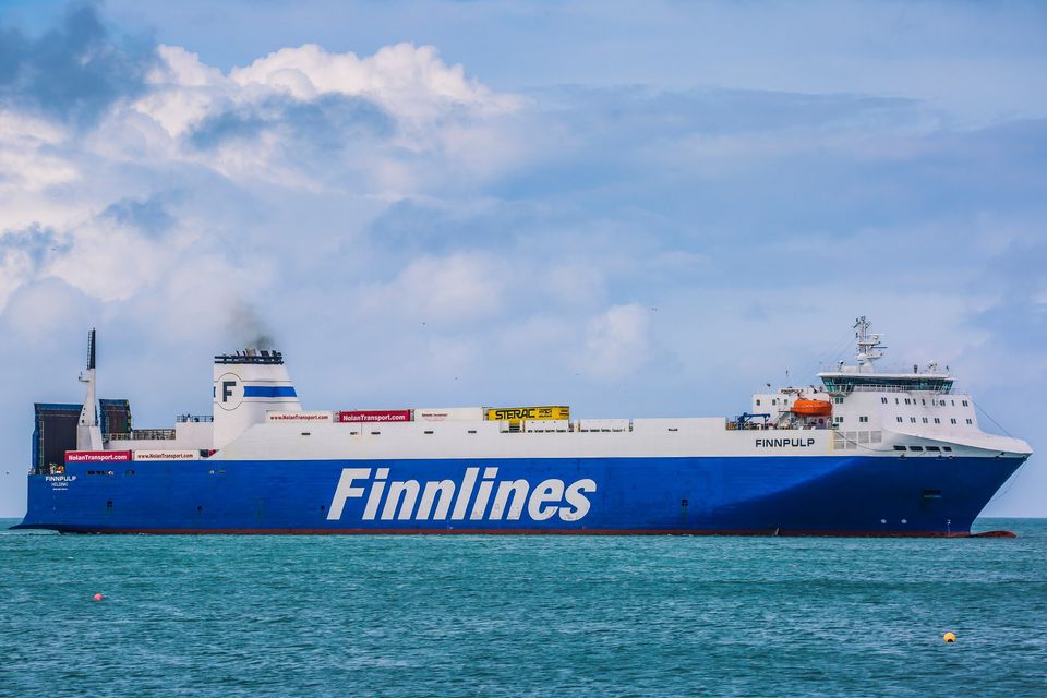 Корабль Finnlines.