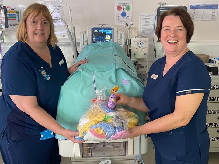 Knitting club made up of residents of Donegal hospital are lauded for creating hats for newborn babies