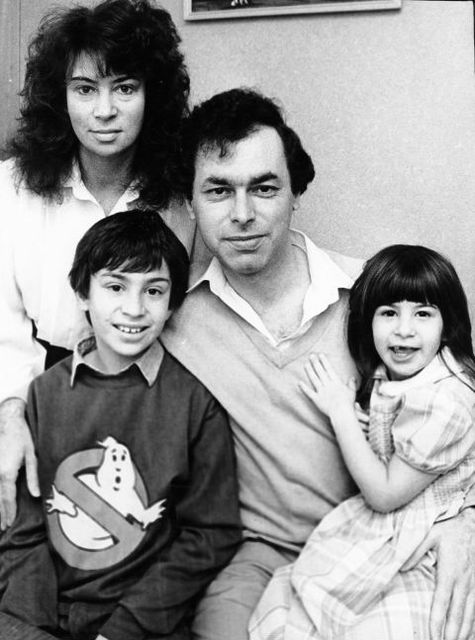 Alan Shatter with his wife Carol and children Dylan and Kelly at their home in Rathfarnham in 1989
