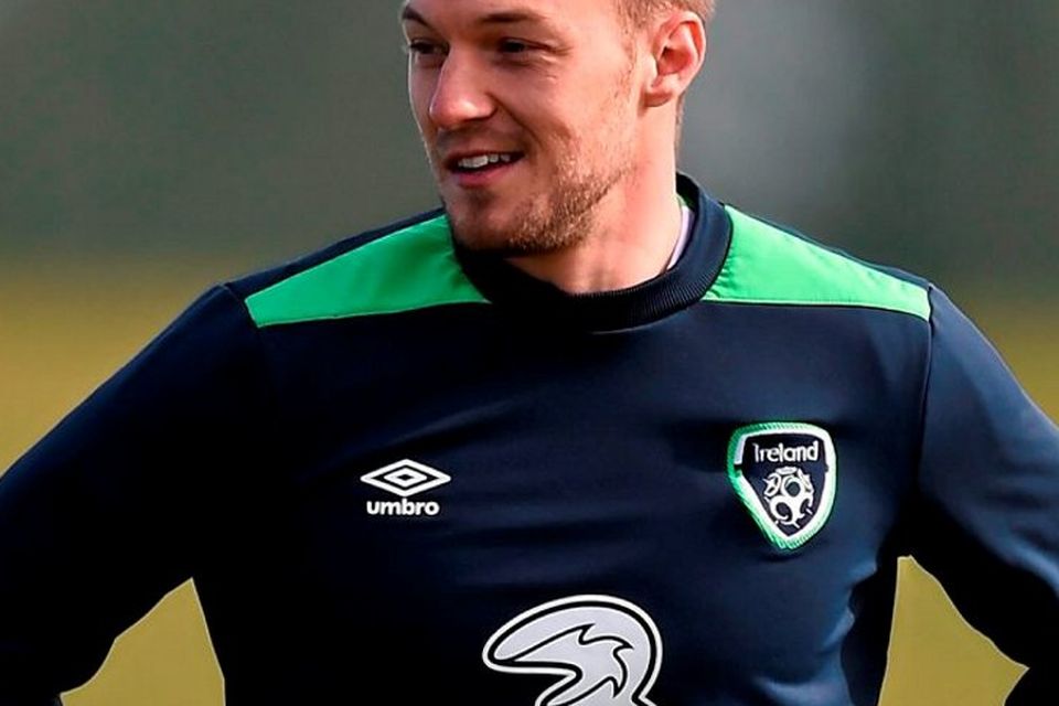 Republic of Ireland and Cardiff City's Anthony Pilkington has received good news on his injury. Photo: David Maher / Sportsfile