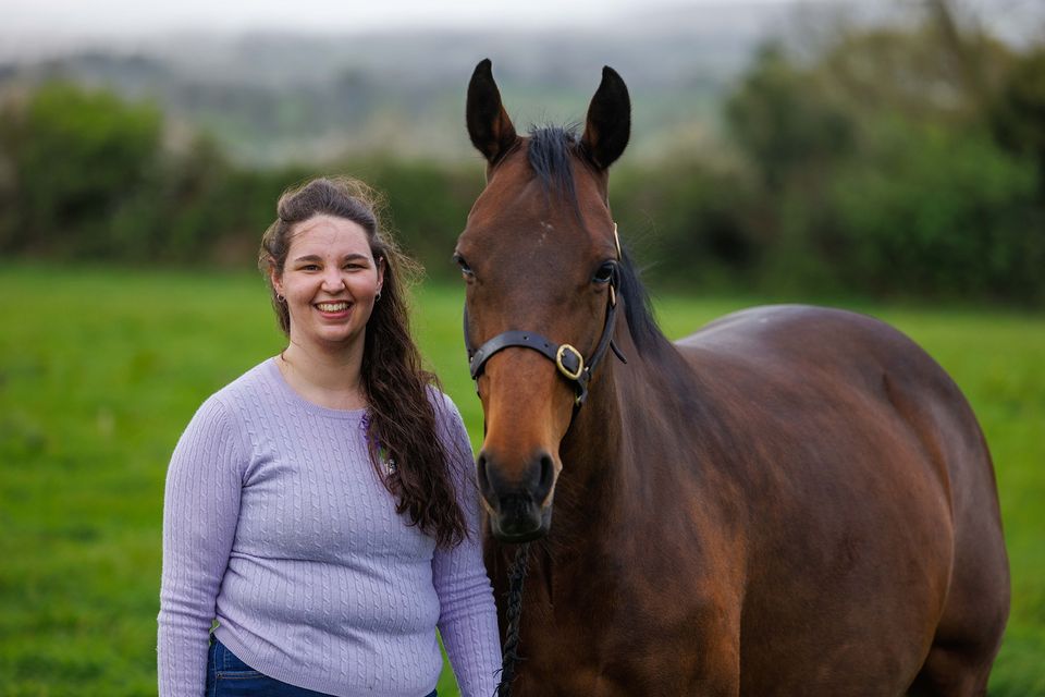 Sara Santi pictured with her horse Dolly in Thomastown County Kilkenny. Photos: Dylan Vaughan.