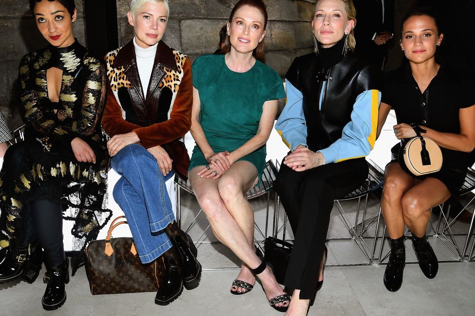 Lea Seydoux attends the Louis Vuitton Womenswear Spring/Summer