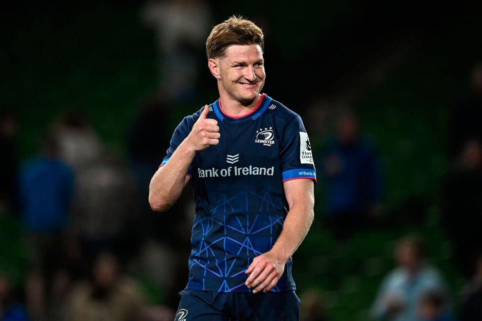 Jordie Barrett was outstanding for Leinster in their victory over Glasgow Warriors
