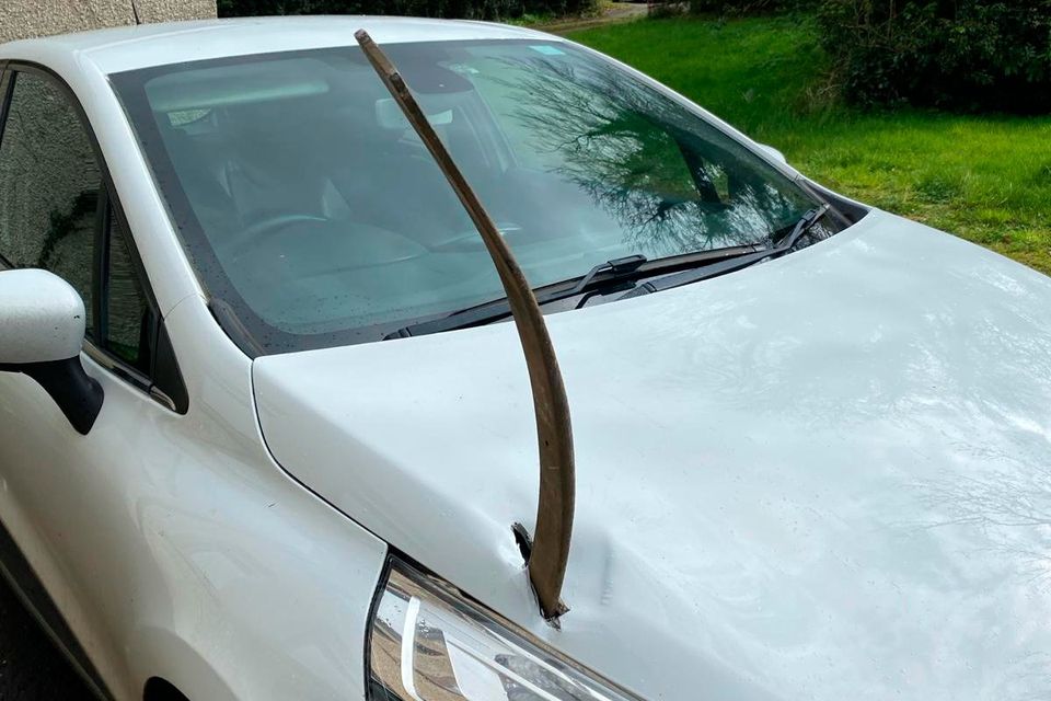 Damage to the car