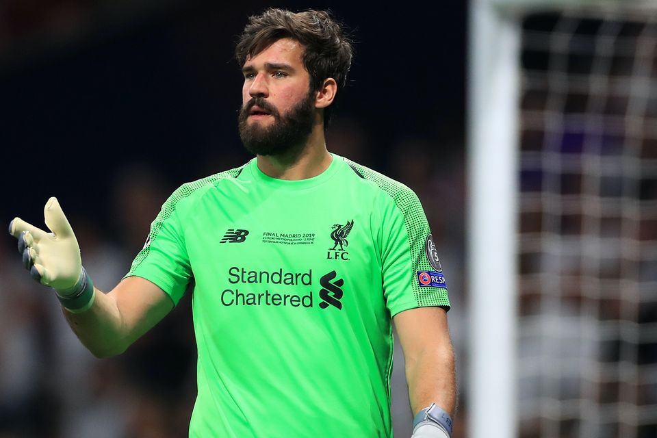 Liverpool signed Goalkeeper Allison Becker home green shirt