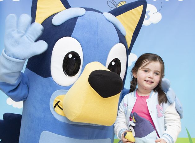 See photos as cartoon star Bluey hits Wicklow shopping centre