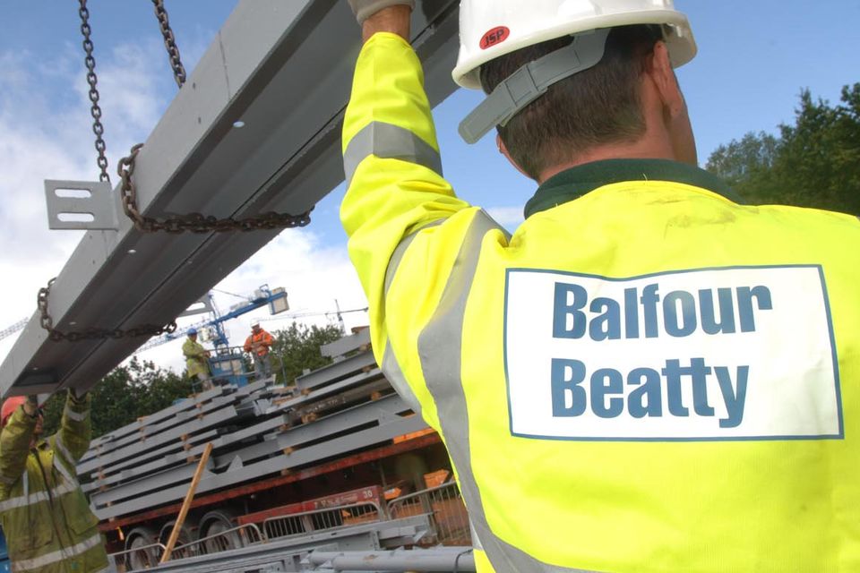 Withdrawal: Construction firm Balfour Beatty is leaving the Irish market