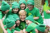 thumbnail: Republic of Ireland Women’s National Football Team manager Vera Pauw with members of Larkview FC’s under-10 girls team at the Cabbage Patch, Dublin. Photo: Gareth Chaney/Collins Photos