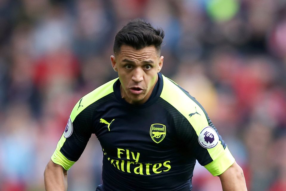 Alexis Sanchez is currently sidelined with an abdominal injury as speculation over his Arsenal future continues