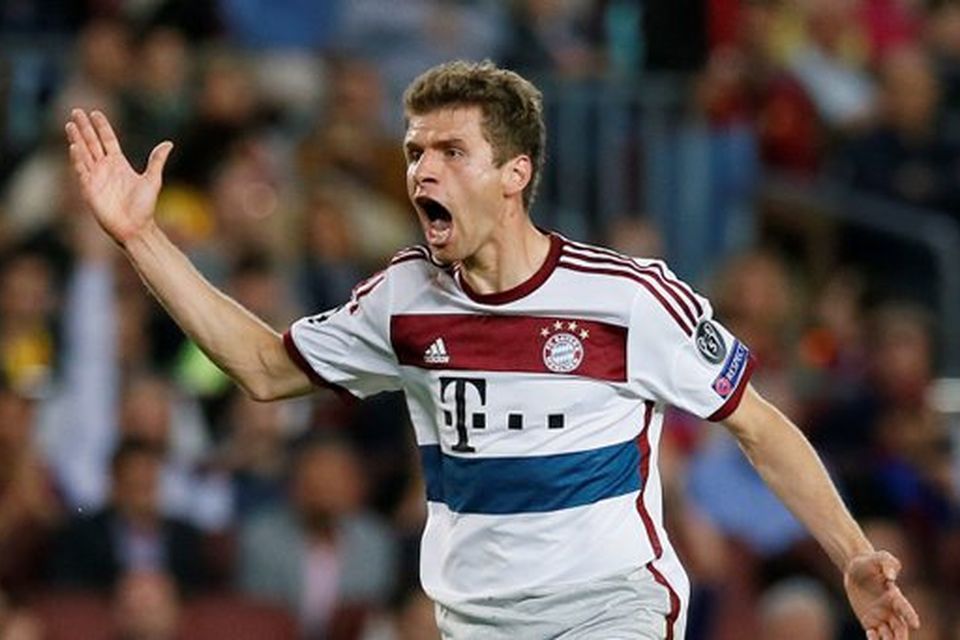 Bayern Munich's Thomas Muller