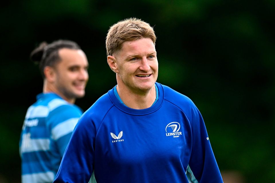 In his 14 Leinster appearances to date, Jordie Barrett has made 11 starts for a combined total of 956 minutes. Photo: Sportsfile