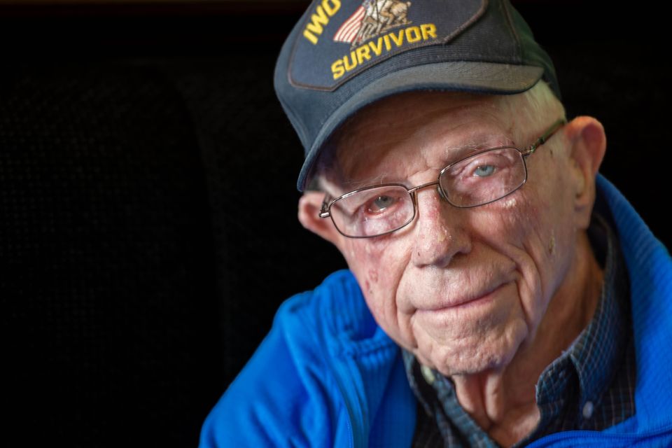 Retired US Marine Corps corporal Don Graves