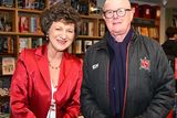 thumbnail: Gerry McDonnell with Susan McGovern at the launch of Susan's latest book 'The She Team Does Lockdown' held in Roe River Books. Photo by Ken Finegan/Newspics Photography