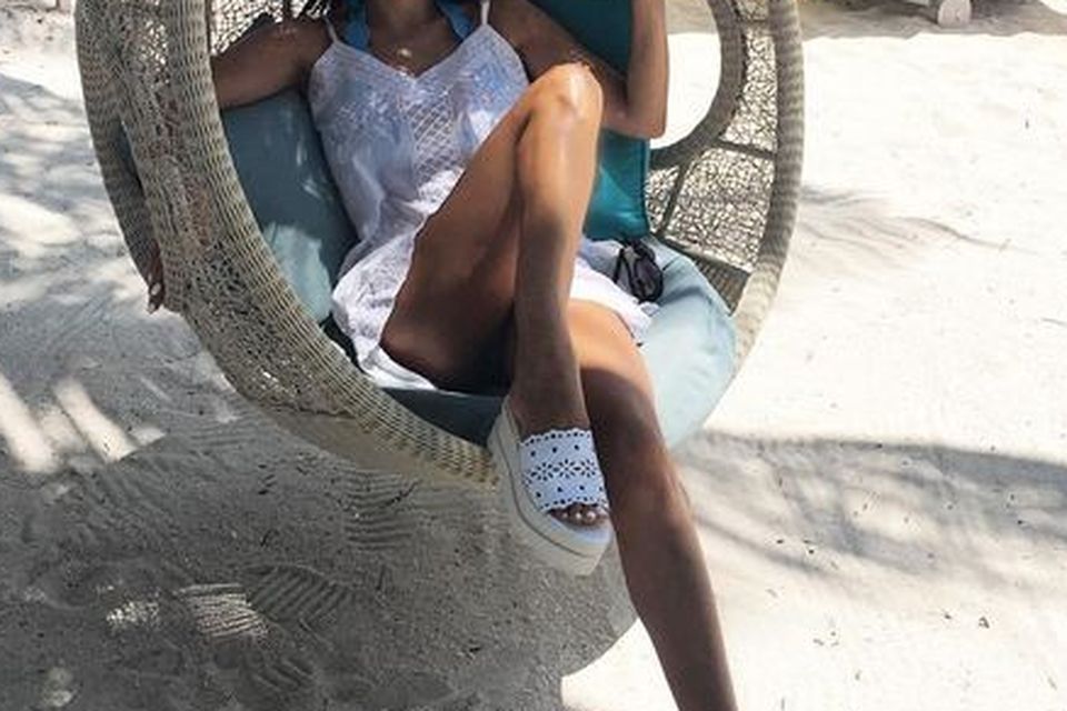 Georgia Penna spends St Patrick's Day in the sun in Dubai. Instagram @GeorgiaPenna
