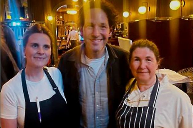 Paul Rudd among four stars at Dublin restaurant Trocadero